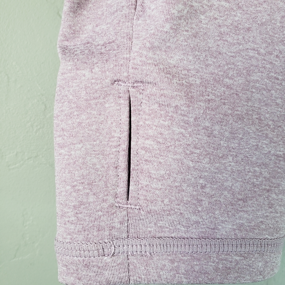 Reebok womens slim with thumb holes long sleeve shirt / top size L purple - Picture 6 of 10